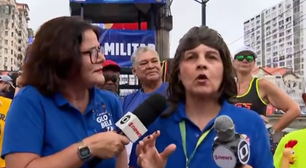 'Gêmea'? Foliona se fantasia de repórter da Globo para curtir o carnaval de Recife e surpreende pela semelhança