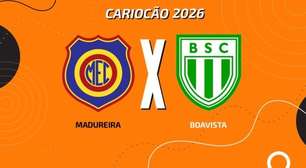 Madureira x Boavista, AO VIVO, com a Voz do Esporte, às 15h30