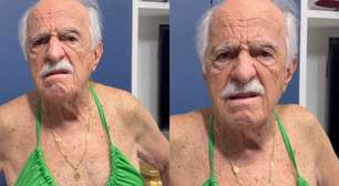 Ary Fontoura segue sugestão e aparece de biquíni após treino: 'Não ficou bom'; assista