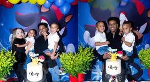 Rodrygo celebra aniversário de quatro anos dos filhos gêmeos em Madri