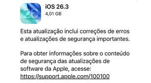 iOS 26.3: Veja o Que Mudou na Nova Atualização do iPhone