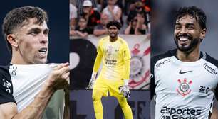 Trio do Corinthians exalta trabalho coletivo após vitória sobre o Bragantino pelo Brasileirão
