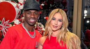 Após ganhar bolsa de luxo, Virgínia é surpreendida com prova de amor de Vini Jr. durante jogo do Real Madrid e surta: 'Lindo, te amo'