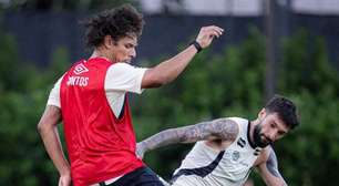Santos volta ao trabalho e Arão treina com o elenco