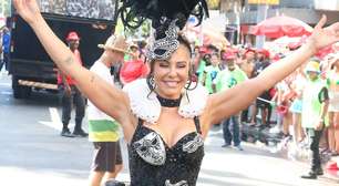 Nem Grande Rio, nem Sapucaí: Paolla Oliveira samba muito como 'rainha' em outro Carnaval e exibe corpaço em body preto e branco. 'Nunca perde a majestade'