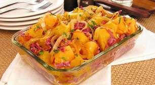 Quibebe com carne seca cremoso e fácil de fazer!