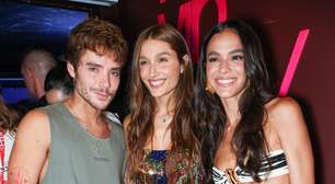 Cadê o Shawn? Bruna Marquezine chega ao 2222 acompanhada de Sasha e do marido