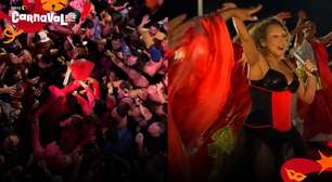 Daniela Mercury inicia circuito cantando no meio do público em Salvador