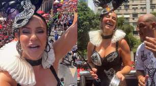 Paolla Oliveira esbanja samba no pé ao participar do Cordão da Bola Preta, no Rio