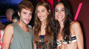 Cadê o Shawn? Bruna Marquezine chega ao 2222 acompanhada de Sasha e do marido