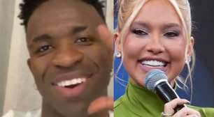 Após homenagem em jogo do Real Madrid, Vini Jr. declara amor por Virgínia na TV: 'Muito feliz e orgulhoso'. Vídeo!