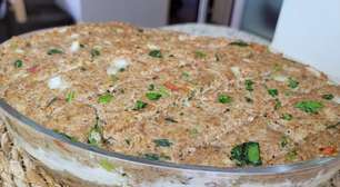 Kibe de forno recheado, uma delícia que fica crocante por fora e muito cremosa por dentro