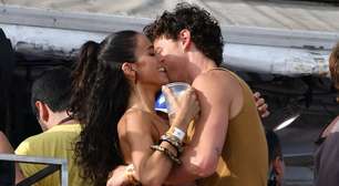 'Eles são muito transantes': o detalhe que (quase) passou despercebido na interação entre Bruna Marquezine e Shawn Mendes no Carnaval de Salvador. Vídeo!