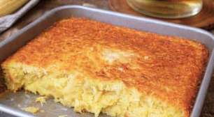 Bolo de milho com coco: textura de pamonha, sabor de cocada