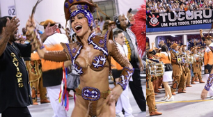 Há quase 10 anos, Sabrina Sato passou por perrengue no Carnaval de SP ao desfilar pela Gaviões da Fiel sem parte da fantasia: 'Não deu'