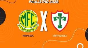 Mirassol x Portuguesa, AO VIVO, com a Voz do Esporte, às 19h