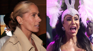 Rainha ausente x sem glamour: Adriane Galisteu e Gracyanne Barbosa protagonizaram dança das cadeiras polêmica em escola de samba no Carnaval