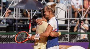 Orlando Luz e Matos comemoram vaga na final do ATP de Buenos Aires
