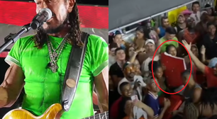 Bell Marques paga R$ 2 mil e compra toda a bebida de ambulante com tampa de isopor quebrada em Salvador