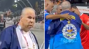 Presidente da Águia de Ouro fica ferido após ser atingido por portão no Anhembi