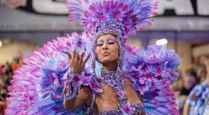 Veja fotos da Gaviões da Fiel no 2º dia de desfiles no Anhembi, em São Paulo