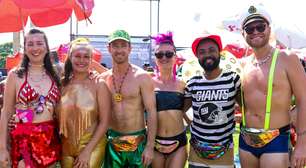 Bloco Bangalafumenga anima foliões no Aterro do Flamengo no Rio