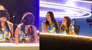 'Mais tempo vendadas do que assistindo': Chaiany e Gabi, do 'BBB 26', ficam menos de 30 minutos na Sapucaí e web DETONA TV Globo