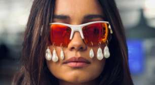 Gerluce solteira e estilosa na Sapucaí! Sophie Charlotte brilha com óculos ousado após término com Xamã; fotos