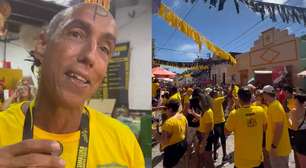 Impulsionado por 'O Agente Secreto', foliões da Pitombeira usam 'P' na testa; entenda o motivo