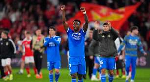 Com gol de Vini Jr, Real Madrid vence o Benfica e sai na frente na Champions League