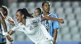 Santos supera Grêmio na estreia de ambos no Brasileirão Feminino