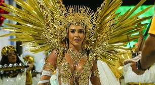 Hoje preso, Rogério Andrade vai ver o desfile da esposa, Fabíola Andrade, rainha de bateria da Mocidade; saiba como