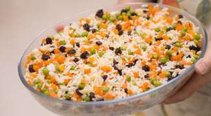 Arroz à grega soltinho: o segredo para colorir o seu almoço