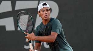 Promessa de 16 anos descobriu no avião que jogaria chave principal do Rio Open