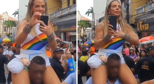 Carla Perez se pronuncia após vídeo polêmico com segurança no carnaval: 'Errei, reconheço'