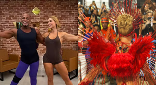 Professor de samba de Virgínia Fonseca revela tensão da influenciadora por conta do costeiro de 12 kg dias antes do desfile: 'A gente se assustou com o peso'