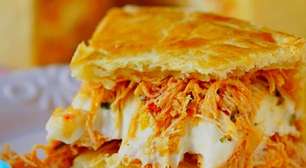 Torta de frango com massa fofinha e recheio bem cremoso, para você fazer para a família e arrasar