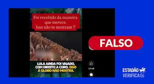 Vídeo de arquibancada na Sapucaí foi editado para inserir vaias a Lula