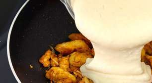 Frango cremoso perfeito, saboroso e muito fácil de fazer, para deixar todos com água na boca