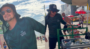 Ex-Malhação, Daniel Erthal vende bebidas por mais de 12 horas no carnaval do RJ