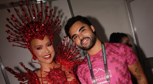 Quem é Lucas Guedez, fiel escudeiro de Virginia que a acompanhou antes de estreia na Sapucaí