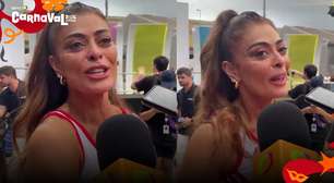 Juliana Paes despista sobre futuro como rainha da Viradouro: 'O amanhã ninguém sabe'