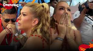 Lore Improta mostra reação com vitória da Viradouro após desfilar grávida