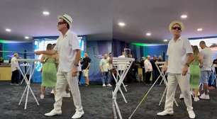 Eduardo Paes é flagrado imitando pessoas com deficiência visual em camarote na Sapucaí