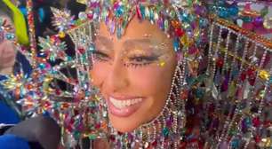 'Vamos colorir essa Sapucaí', diz Sabrina Sato antes de desfile da Vila Isabel