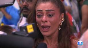 Juliana Paes comemora título da Viradouro: 'Todo mundo consternado e emocionado'