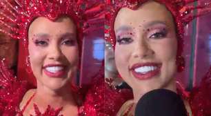 Virginia fala sobre nervosismo antes de estrear na Sapucaí: 'Tenho acordado suada'