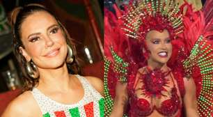 Paolla Oliveira reage a foto de Virginia com fantasia polêmica