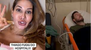 'Fugiu do hospital!': Maíra Cardi expõe fuga de Thiago Nigro após internação