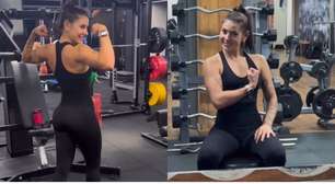 Ana Castela atinge percentual de gordura de atleta e comemora mudança corporal